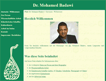 Tablet Screenshot of mohamed-badawi.com